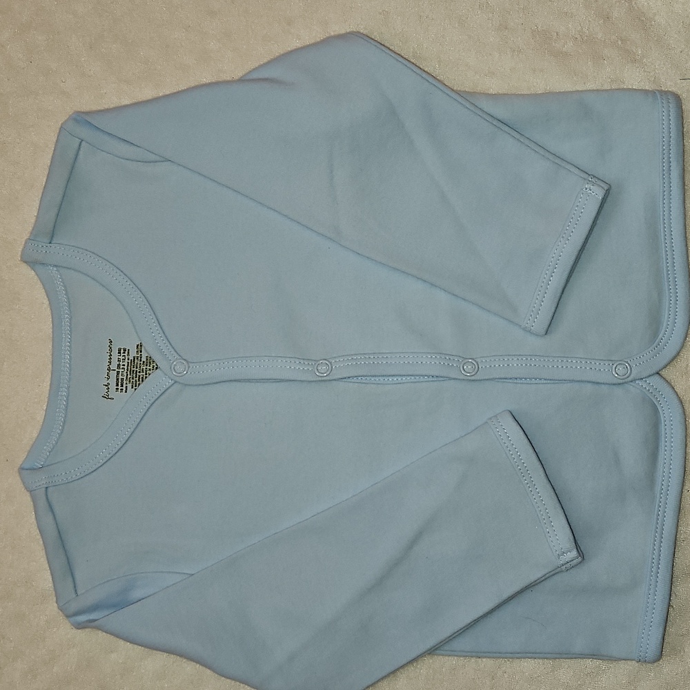 First Impressions Light Blue Button Down Shirt